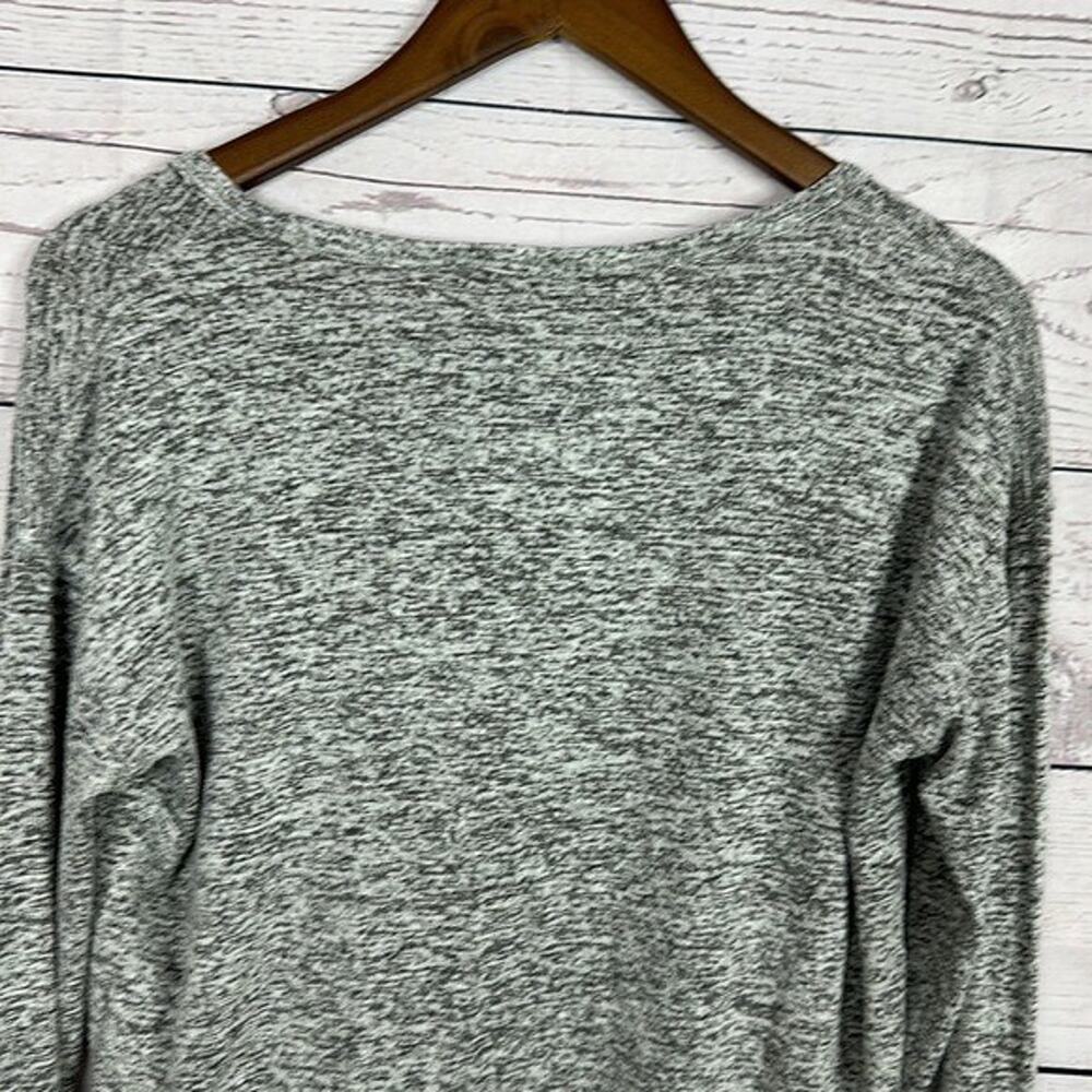 Athleta Top Shirt Tunic Womens Small Gray Lomboard boxy‎ Long Sleeve Soft Yoga - Picture 6 of 10